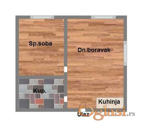 Jednoiposoban stan na Adicama