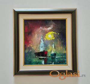 Ulje na platnu - Na moru 64, prelepa slika!
