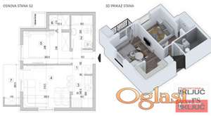 ADICE, 37m2, Jednoiposoban sa pdv, Izgradnja