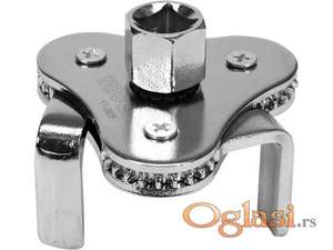 Ključ za filter ulje trokraki 63-120 mmOd kvalitetnog čelika.