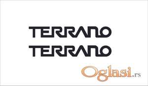 Terrano nalepnice za auto