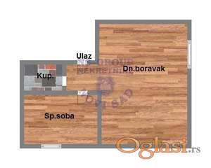 Jednoiposoban 37m2 Petrovaradin