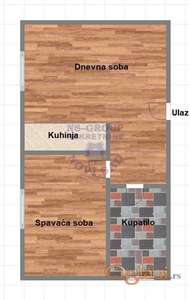 Jednoiposoban stan u izgradnji na Klisi-Veliki rit