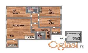 Četvorosoban stan u izgradnji na Grbavici