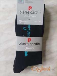 PIERE CARDIN muske carape 3 para,vel.43-46