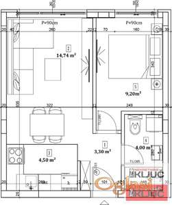 VETERNIČKA RAMPA, 36m2, Jednoiposoban, Izgradnja
