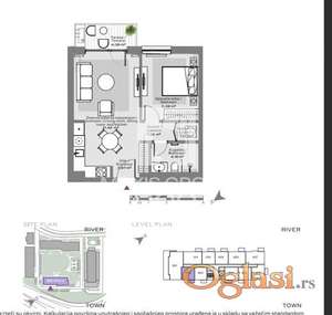 na rate bez provizije- BW MAESTRA 53.05m2 - lux ID#1363