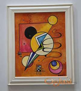 Ulje na platnu - Apstrakcija 5, prelepa slika!