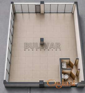 Lokal kod Vojne bolnice, 70m2, Novogradnja