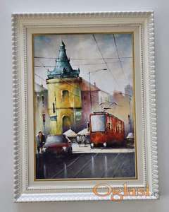 Ulje na platnu - April u Beogradu, prelepo!