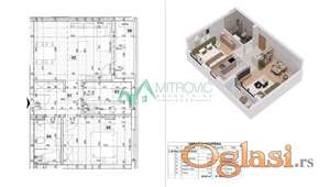 Telep - Dvosoban stan 49m² (ID: 1004693) 