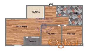 Trosoban stan na Podbari u izgradnji