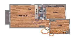 Trosoban 64m2 Sajlovo