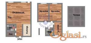 Četvorosoban stan na Klisi - 116m2