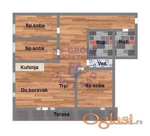 Na prodaju trosoban na Telepu!