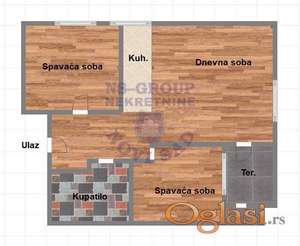 Fenomenalan dvoiposoban stan u izgradnji na Adicama