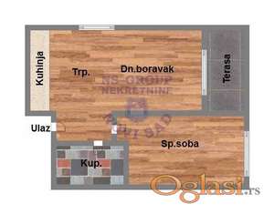 Dvosoban - 43m2 - Petrovaradin