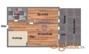 Dvosoban stan na odlicnoj lokaciji sa PDV-om
