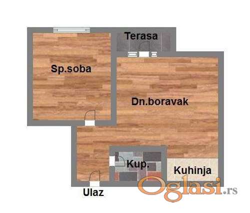 Komforan stan sa spavaćom sobom!