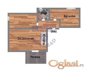 Izgradnja-dvoiposoban stan od 50m2 u Veterniku!