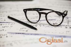 Teorija muzike, solfeđo - privatni časovi