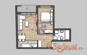 Dvosoban stan u vrhunskoj izgradnji na Salajci od pouzdanog investitora! 46m2