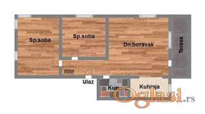 532086 Bulevar Patrijarha Pavla - 69m2 - trosoban