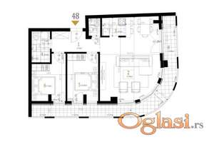 Trosoban stan na prodaju 83m², Petrovaradin - Novi Sad