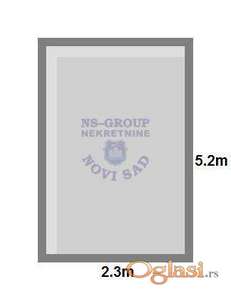 Garazno mesto u suterenu zgrade 12m2