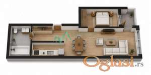 Prodaja dvosobnog stana – Novogradnja | 53m² 
