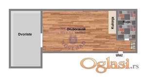 Garsonjera, 24m2 Adice