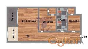 Dvoiposoban - 66m2 - Novi Sad