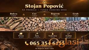 Tvrdo ogrevno drvo Stojan Popovic 0653546155