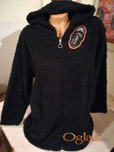 Novi zenski dzemper sa kapuljacom Emre u velikom broju 5XL 6XL Crni Novo