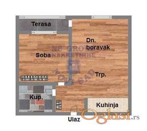 Dvosoban stan na Telepu - 44m2