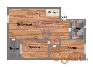 Dvoiposoban, 55m2 Adice