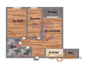 Odličan trosoban stan na Salajci ! Izgradnja!