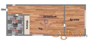 Jednoiposoban stan ns Adicama