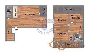 Četvorosoban stan od 73m2, Lipov gaj
