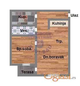 Odličan dvosoban stan u izgradnji 41m2