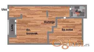 Jednoiposoban stan na Somborskoj rampi