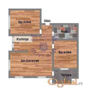 Izgradnja, trosoban stan, PDV!