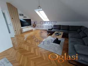 Trosoban stan, namešten - gratis terasa od 80m2!