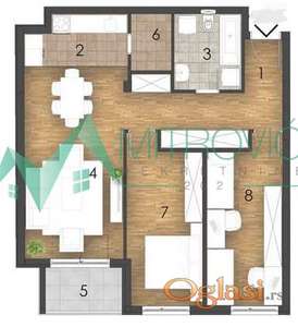 Nov dvoiposoban stan na Telepu – 79m²
