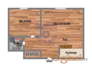 Dvosoban - 49m2 - Nova Detelinara !