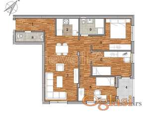 NOVI SAD - TELEP JUŽNI - 77.83 m2