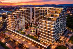 Luksuzan, do sada neuseljavan jednosoban stan u kompleksu Planet Residence – 39 m²
