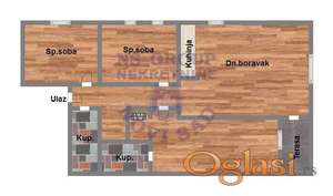Četvorosoban stan na Bulevaru Patrijarha Pavla 79m2