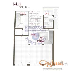 - 106m2 - Vrhunski kvalitet gradnje - Lokal u prizemlju - TELEP -