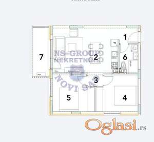 Trosoban 58m2 Vrdnik